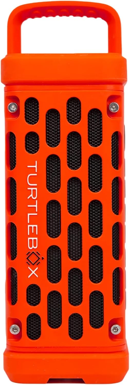 Turtlebox Ranger: Loud! Outdoor Portable Bluetooth 5.4 Speaker | Rugged, Waterproof, Ultra-Portable | Plays to 105db, Deep Bass, Shockproof, Unlimited Pairing for Full Stereo Experience, Tan