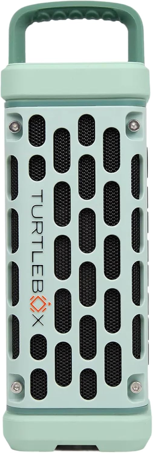 Turtlebox Ranger: Loud! Outdoor Portable Bluetooth 5.4 Speaker | Rugged, Waterproof, Ultra-Portable | Plays to 105db, Deep Bass, Shockproof, Unlimited Pairing for Full Stereo Experience, Tan