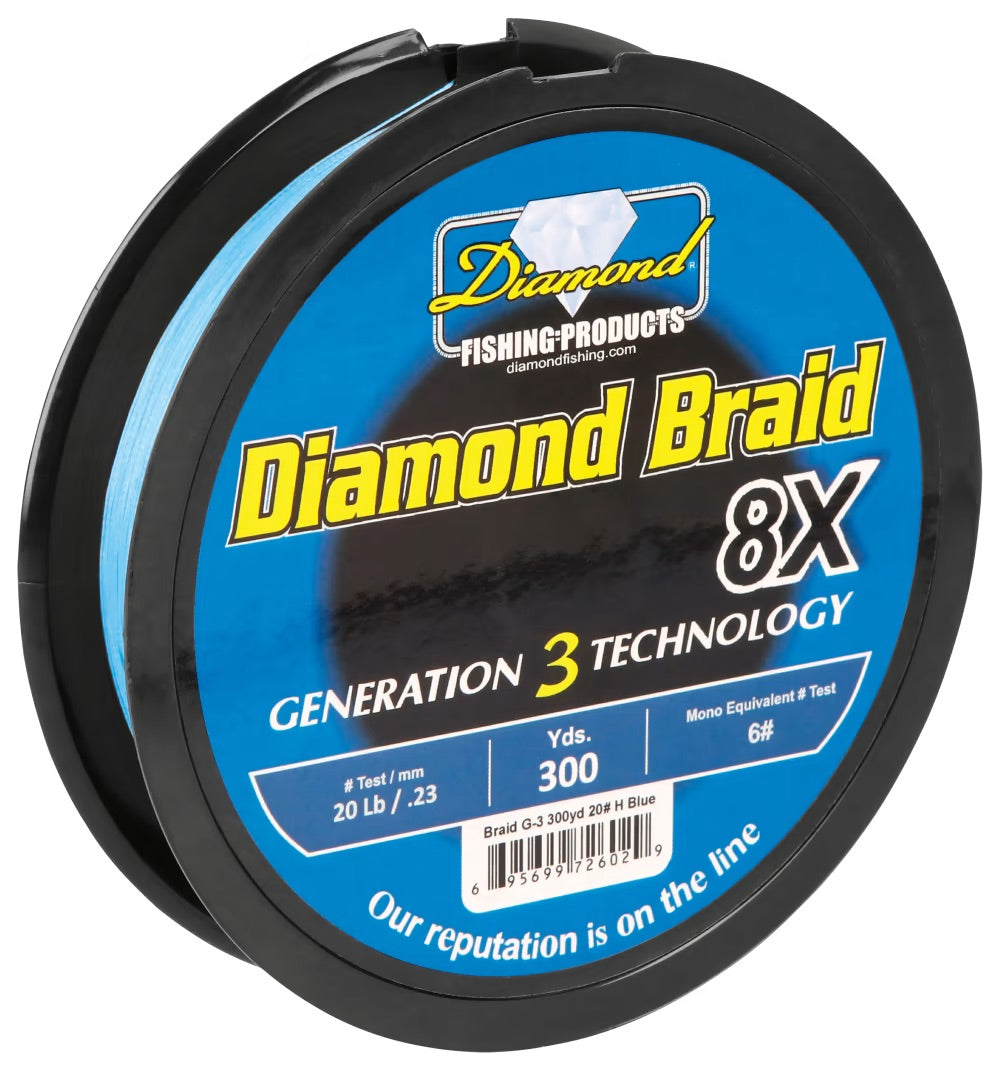 Diamond 8X Generation 3 Braid 300YD