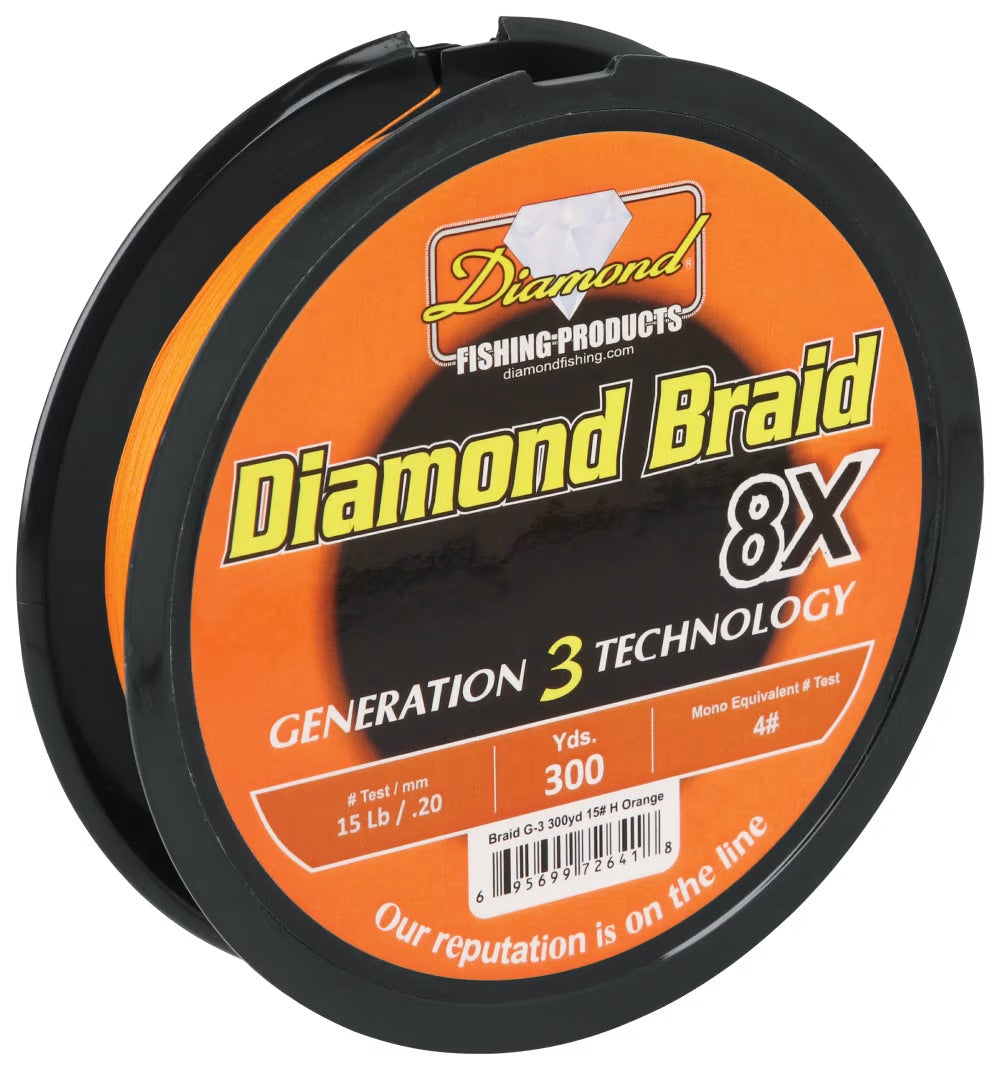 Diamond 8X Generation 3 Braid 300YD
