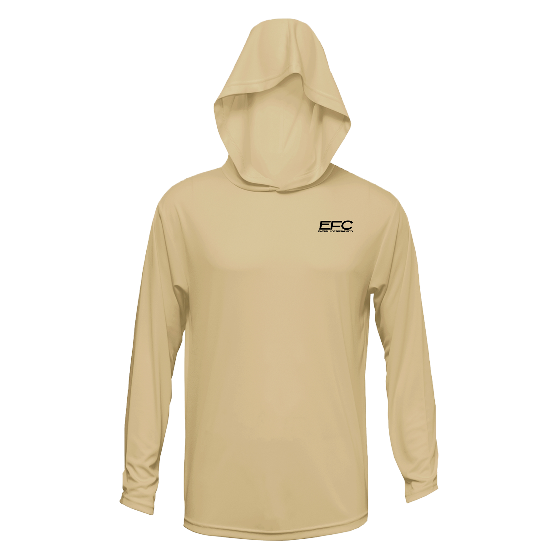 Snook Bones Sand Hooded Performance Shirt