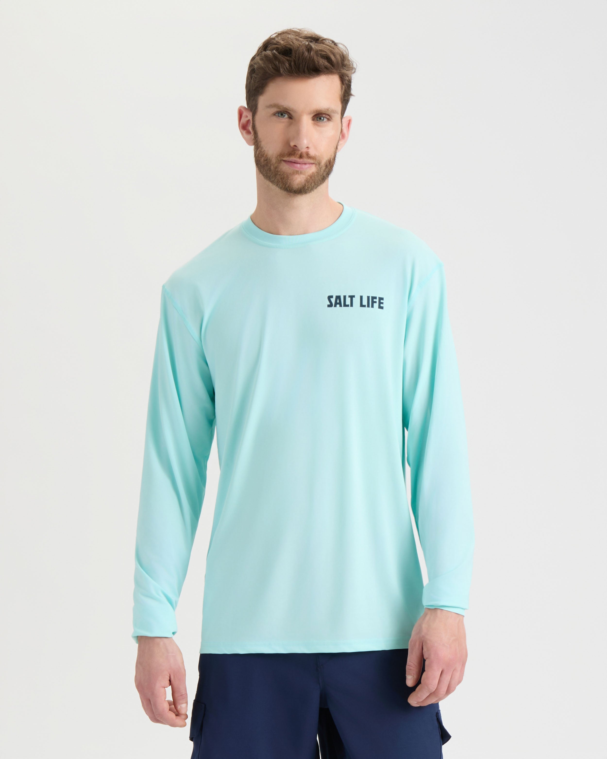 Men's Live Above Or Below SLX Performance Long Sleeve Shirt
