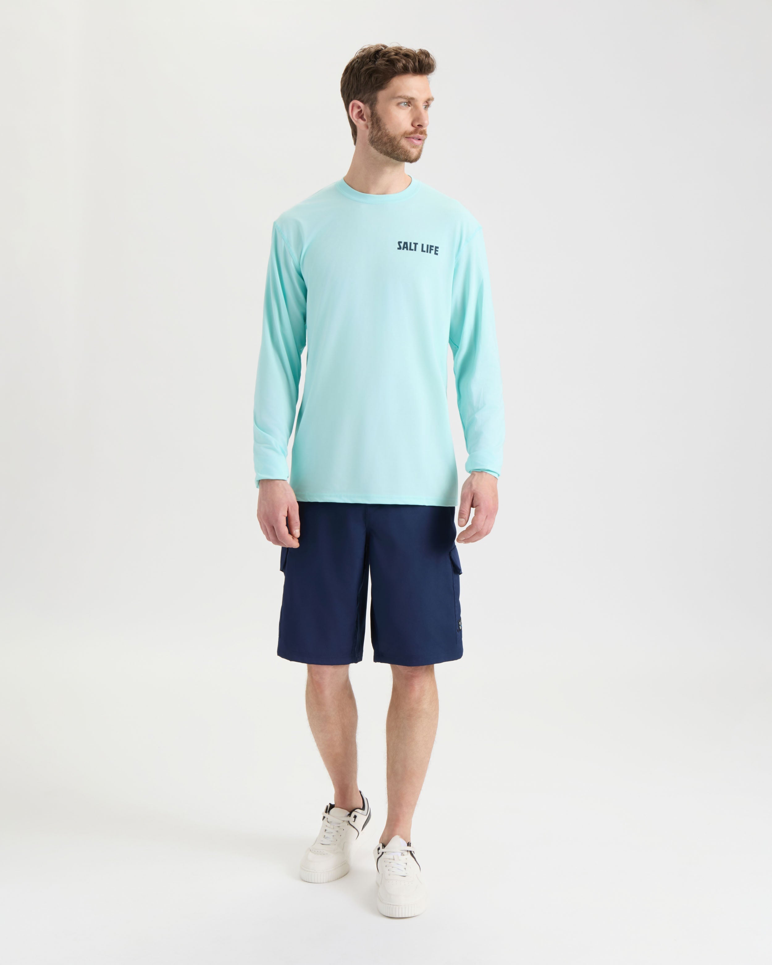 Men's Live Above Or Below SLX Performance Long Sleeve Shirt