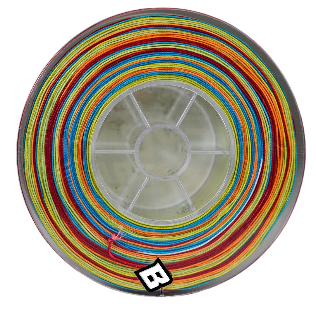 Lead Core Trolling Braid - Multicolor Changes Every 10 Yards