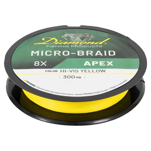 Diamond Fishing Products 8X Apex Micro Braid (SOLD PER YARD)